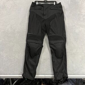 Teknic Motorcycle‎ Pants Mens 36 Armor Knees Black Biker Moto Racing track